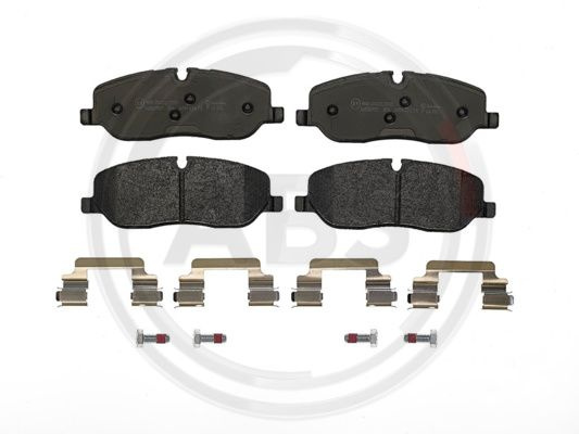 Set placute frana,frana disc punte fata (P44014 ABS) LAND ROVER