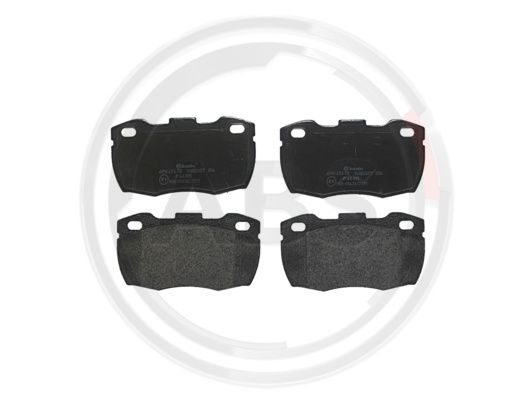 Set placute frana,frana disc punte fata (P44015 ABS) LAND ROVER