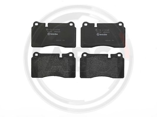 Set placute frana,frana disc punte fata (P44018 ABS) LAND ROVER