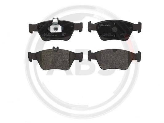 Set placute frana,frana disc punte fata (P50023 ABS) MERCEDES-BENZ