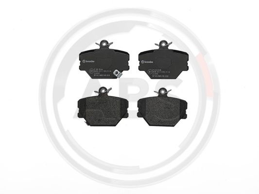 Set placute frana,frana disc punte fata (P50038 ABS) SMART