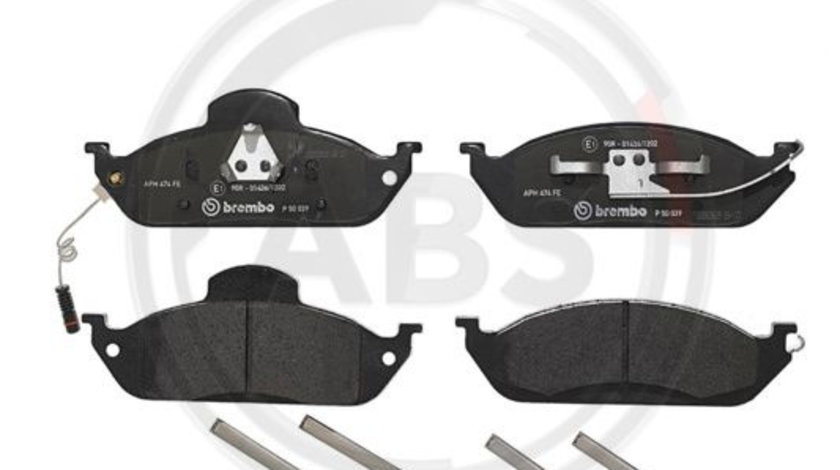 Set placute frana,frana disc punte fata (P50039 ABS) MERCEDES-BENZ