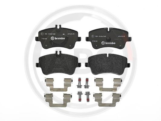 Set placute frana,frana disc punte fata (P50045 ABS) MERCEDES-BENZ