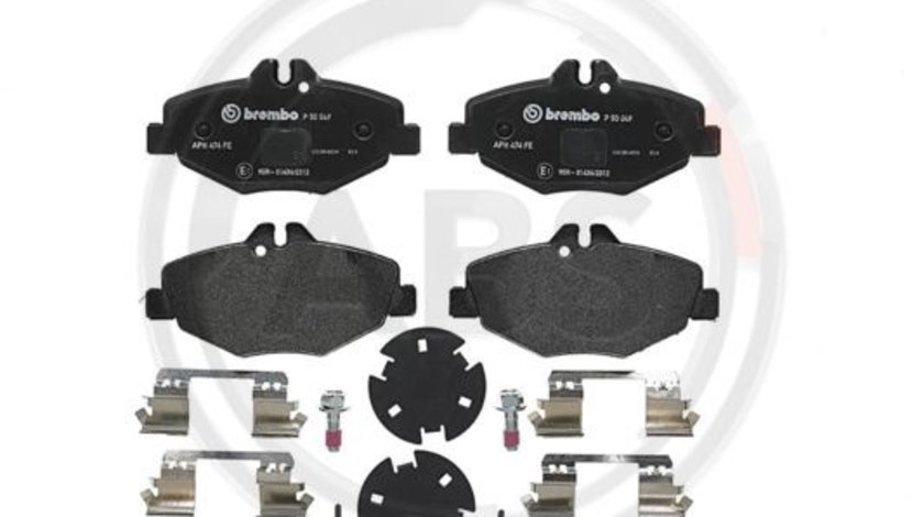 Set placute frana,frana disc punte fata (P50049 ABS) MERCEDES-BENZ,MERCEDES-BENZ (BBDC)