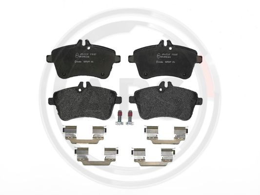 Set placute frana,frana disc punte fata (P50057 ABS) MERCEDES-BENZ