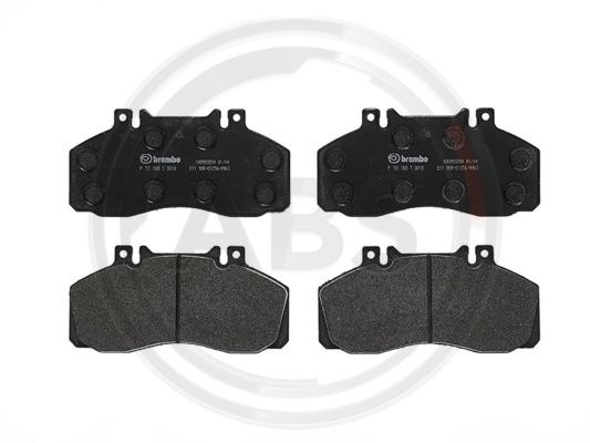 Set placute frana,frana disc punte fata (P50065 ABS) MERCEDES-BENZ