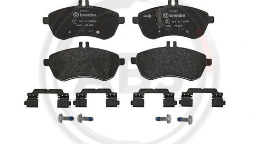 Set placute frana,frana disc punte fata (P50067 ABS) MERCEDES-BENZ,MERCEDES-BENZ (BBDC)