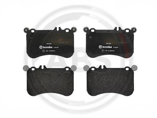 Set placute frana,frana disc punte fata (P50097 ABS) BRABUS,MERCEDES-BENZ