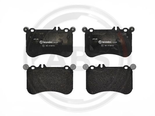 Set placute frana,frana disc punte fata (P50098 ABS) MERCEDES-BENZ
