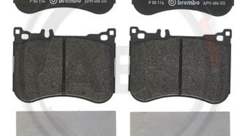 Set placute frana,frana disc punte fata (P50114 ABS) BRABUS,MERCEDES-BENZ