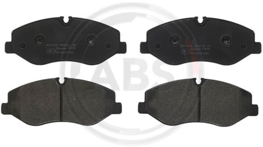 Set placute frana,frana disc punte fata (P50129 ABS) MERCEDES-BENZ,MERCEDES-BENZ (FJDA)