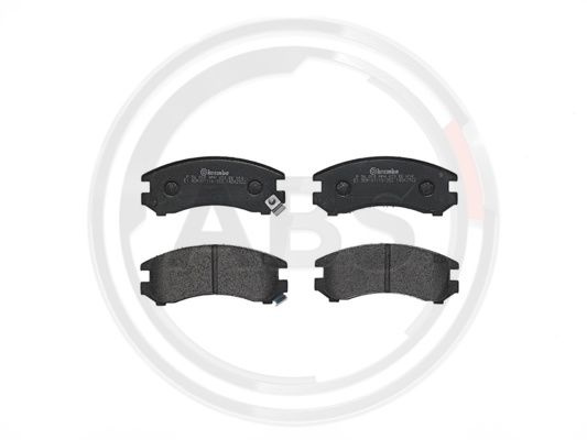 Set placute frana,frana disc punte fata (P56018 ABS) HOLDEN,NISSAN,SUZUKI