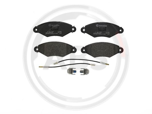 Set placute frana,frana disc punte fata (P56038 ABS) NISSAN,RENAULT