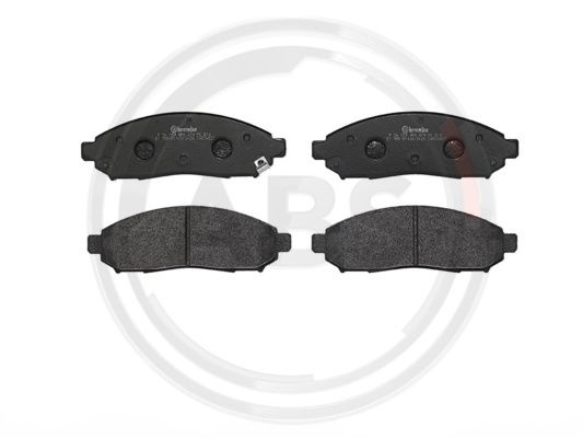 Set placute frana,frana disc punte fata (P56059 ABS) NISSAN,SUZUKI