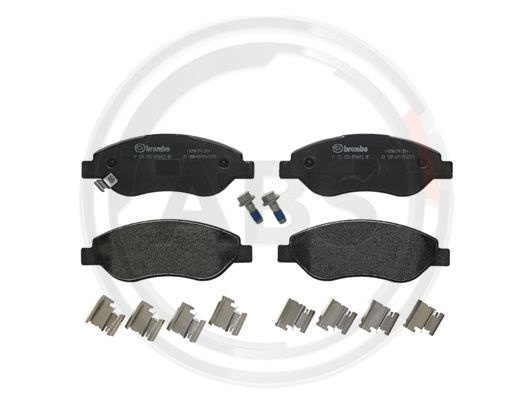 Set placute frana,frana disc punte fata (P59053 ABS) OPEL,VAUXHALL