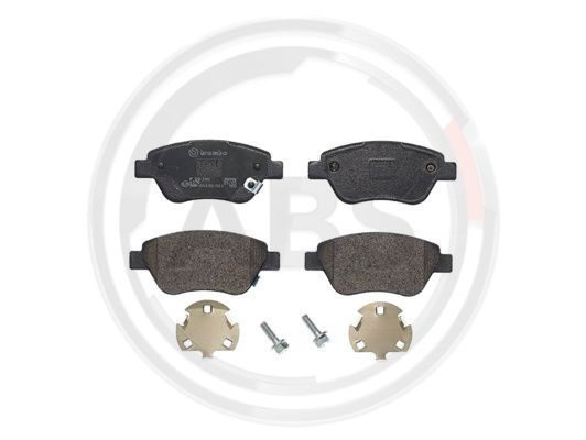 Set placute frana,frana disc punte fata (P59081 ABS) OPEL,VAUXHALL