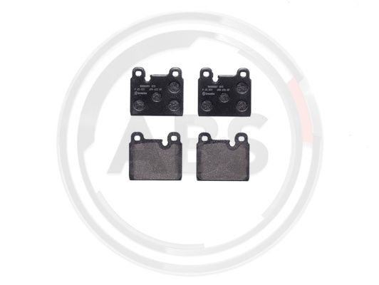 Set placute frana,frana disc punte fata (P65001 ABS) PORSCHE