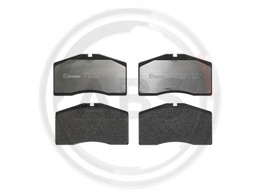 Set placute frana,frana disc punte fata (P65006 ABS) AUDI,PORSCHE