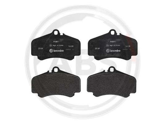 Set placute frana,frana disc punte fata (P65011 ABS) PORSCHE