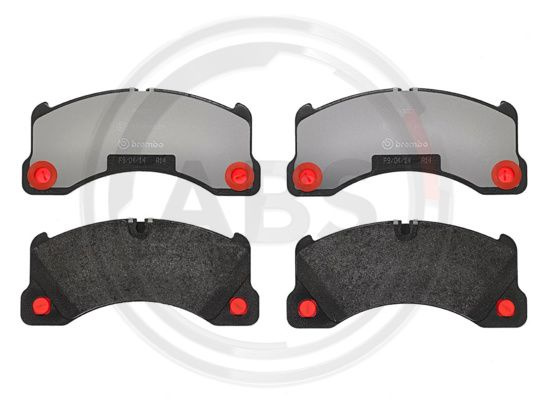Set placute frana,frana disc punte fata (P65017 ABS) PORSCHE,VW