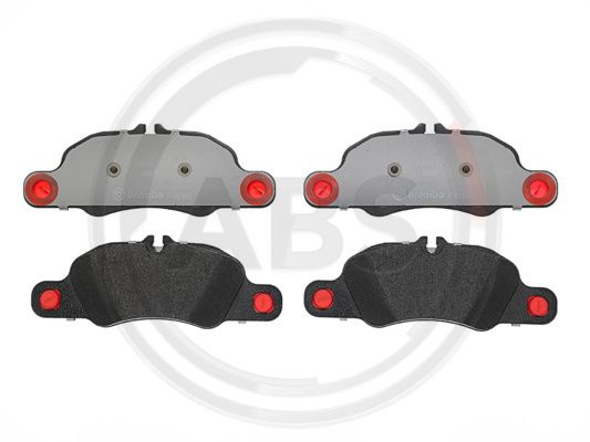 Set placute frana,frana disc punte fata (P65019 ABS) PORSCHE