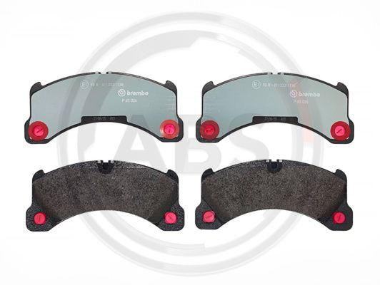 Set placute frana,frana disc punte fata (P65026 ABS) PORSCHE