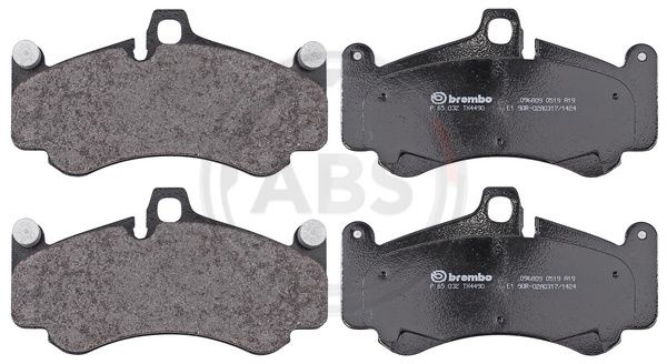 Set placute frana,frana disc punte fata (P65032 ABS) PORSCHE