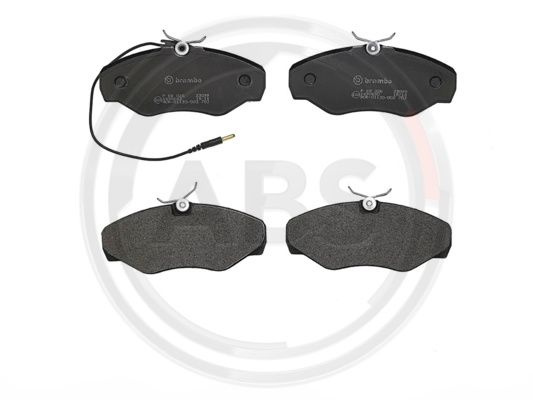 Set placute frana,frana disc punte fata (P68026 ABS) RENAULT