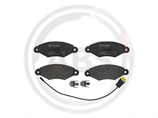 Set placute frana,frana disc punte fata (P68042 ABS) RENAULT