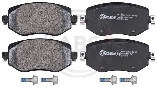Set placute frana,frana disc punte fata (P68068 ABS) RENAULT