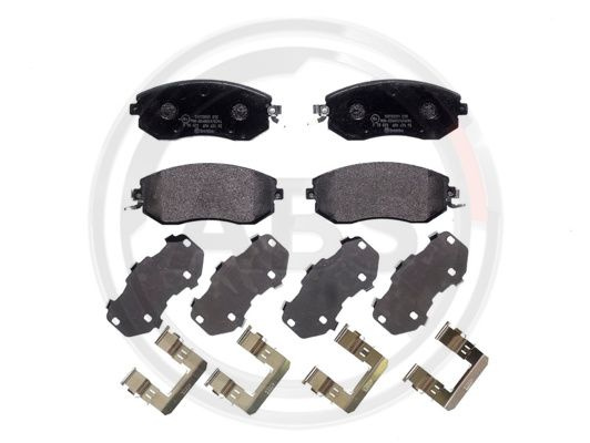 Set placute frana,frana disc punte fata (P78021 ABS) SUBARU,TOYOTA