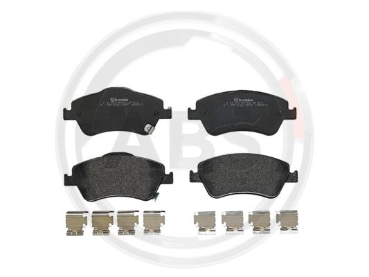 Set placute frana,frana disc punte fata (P83079 ABS) TOYOTA
