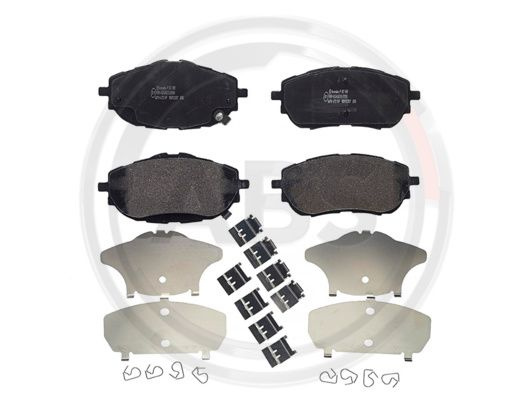 Set placute frana,frana disc punte fata (P83150 ABS) TOYOTA