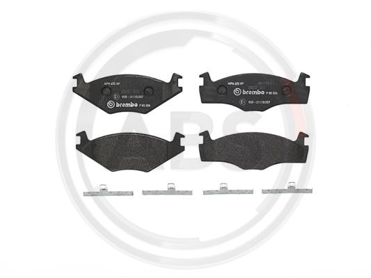 Set placute frana,frana disc punte fata (P85024 ABS) SEAT,VW