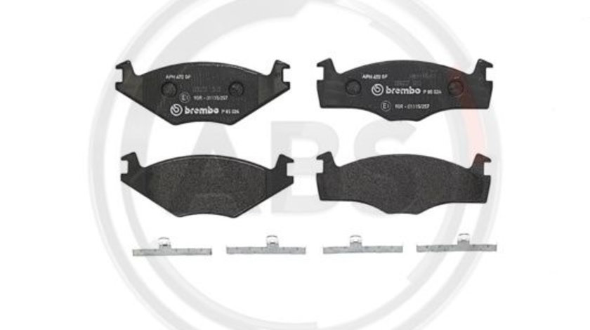 Set placute frana,frana disc punte fata (P85024 ABS) SEAT,VW