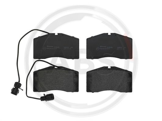 Set placute frana,frana disc punte fata (P85053 ABS) AUDI