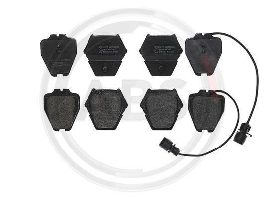 Set placute frana,frana disc punte fata (P85054 ABS) AUDI
