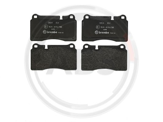 Set placute frana,frana disc punte fata (P85110 ABS) VW