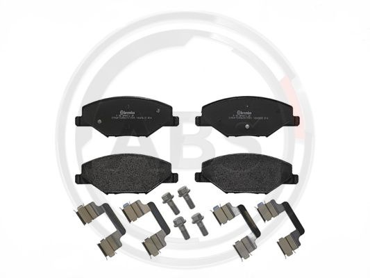 Set placute frana,frana disc punte fata (P85121 ABS) SKODA,VW