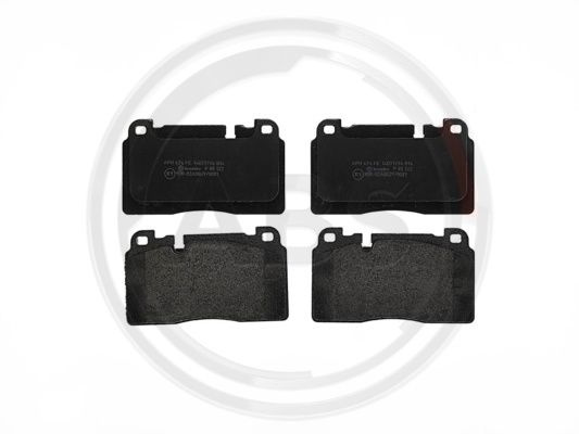 Set placute frana,frana disc punte fata (P85122 ABS) AUDI,VW (SVW)