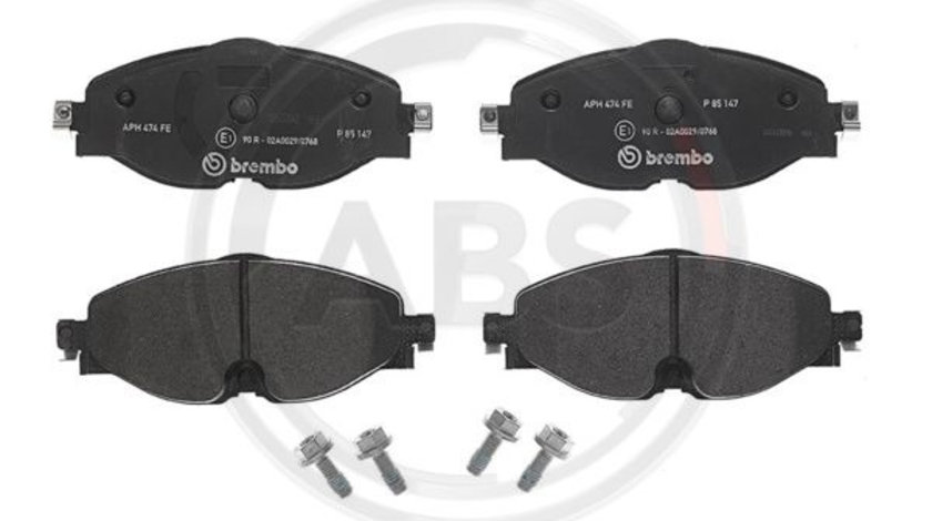 Set placute frana,frana disc punte fata (P85147 ABS) AUDI,AUDI (FAW),SEAT,SKODA,SKODA (SVW),VW,VW (FAW),VW (SVW)