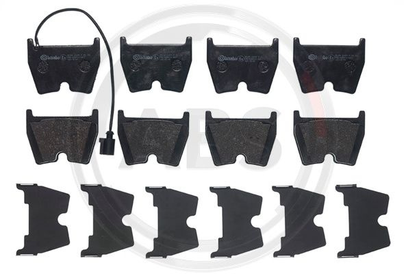 Set placute frana,frana disc punte fata (P85152 ABS) AUDI