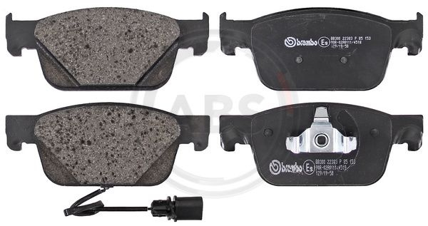 Set placute frana,frana disc punte fata (P85153 ABS) AUDI