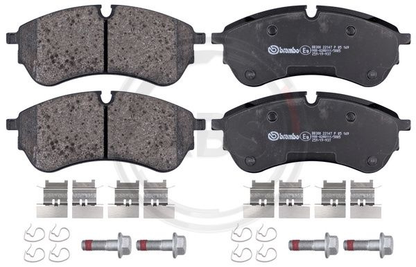 Set placute frana,frana disc punte fata (P85169 ABS) MAN,VW