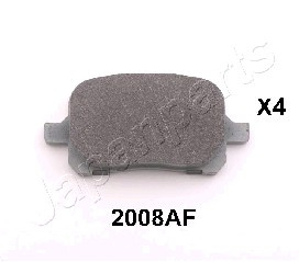 Set placute frana,frana disc punte fata (PA2008AF JAPANPARTS) LEXUS,TOYOTA