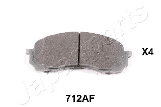Set placute frana,frana disc punte fata (PA712AF JAPANPARTS) SUBARU