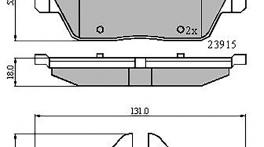 Set placute frana,frana disc punte fata (VKBP80079 SKF) BMW,MINI