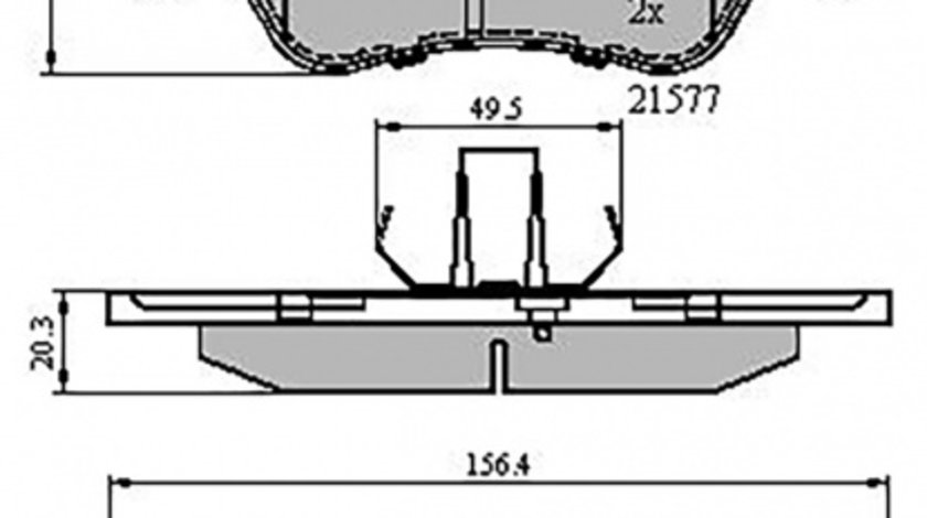 Set placute frana,frana disc punte fata (VKBP80254 SKF) MERCEDES-BENZ,VW