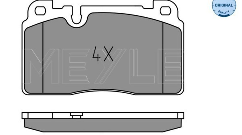 Set placute frana,frana disc punte fata (0252564317 MEYLE) AUDI,PORSCHE