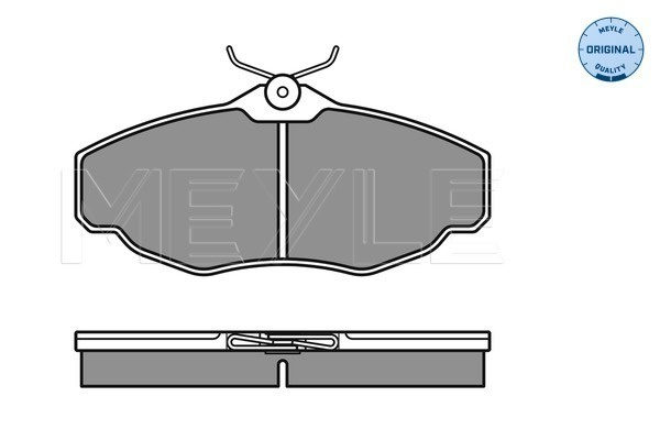 Set placute frana,frana disc punte fata (0252345219 MEYLE) LAND ROVER